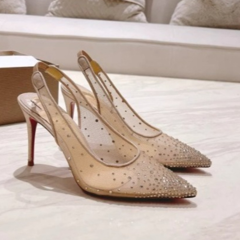 Casual Sandal Leather - Sandali da Donna con Tacco a