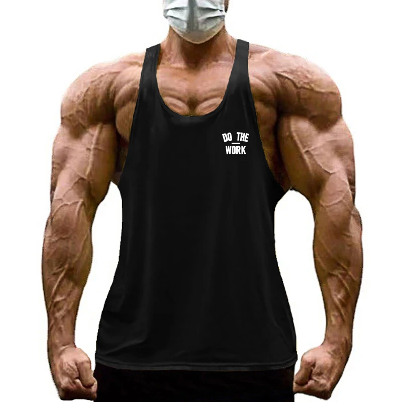 Tank Top Muscle - T-shirt senza maniche in cotone da