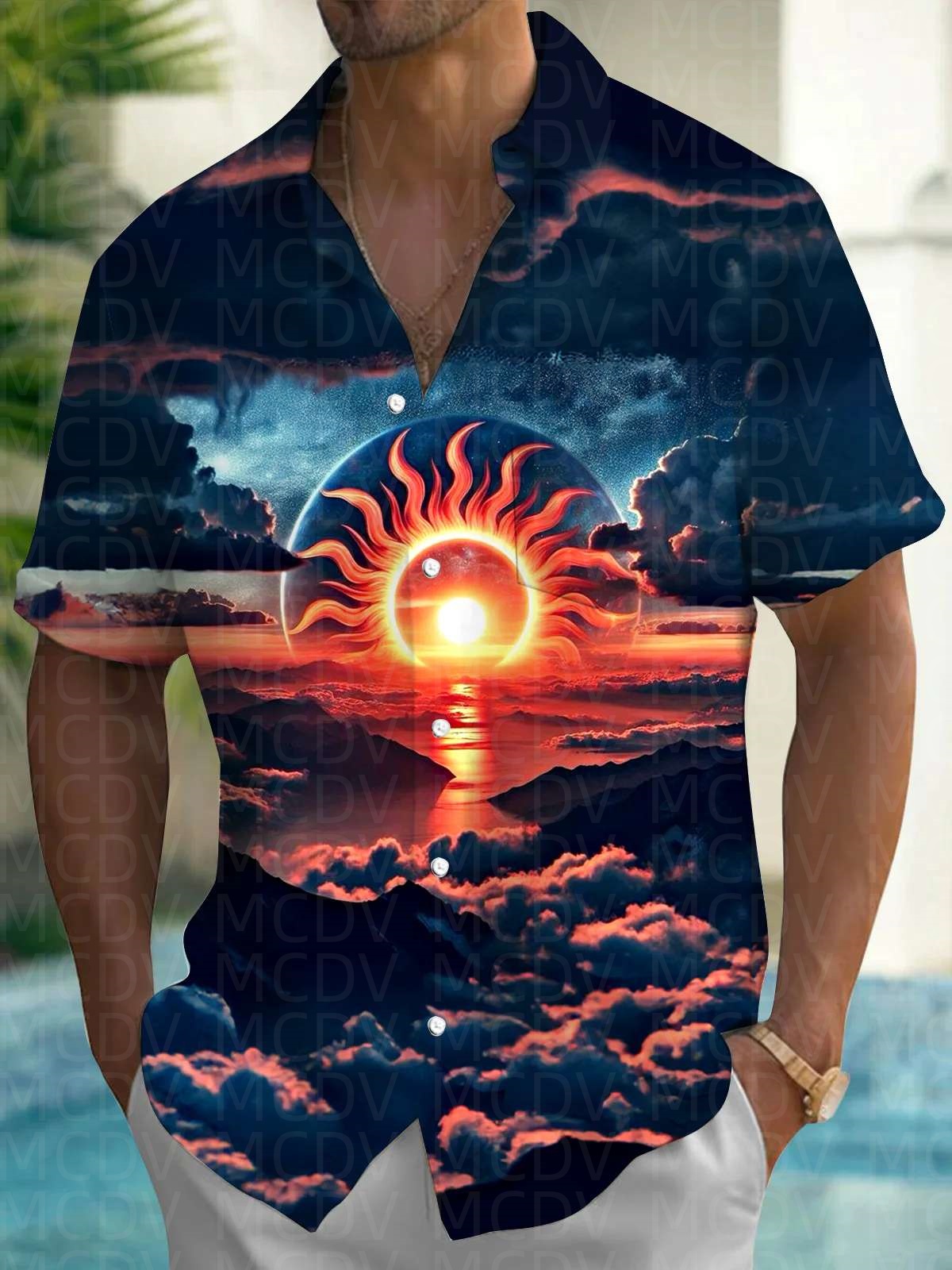 Camicia hawaiana da uomo con m - Shirt Camp Collar recensione e prezzo