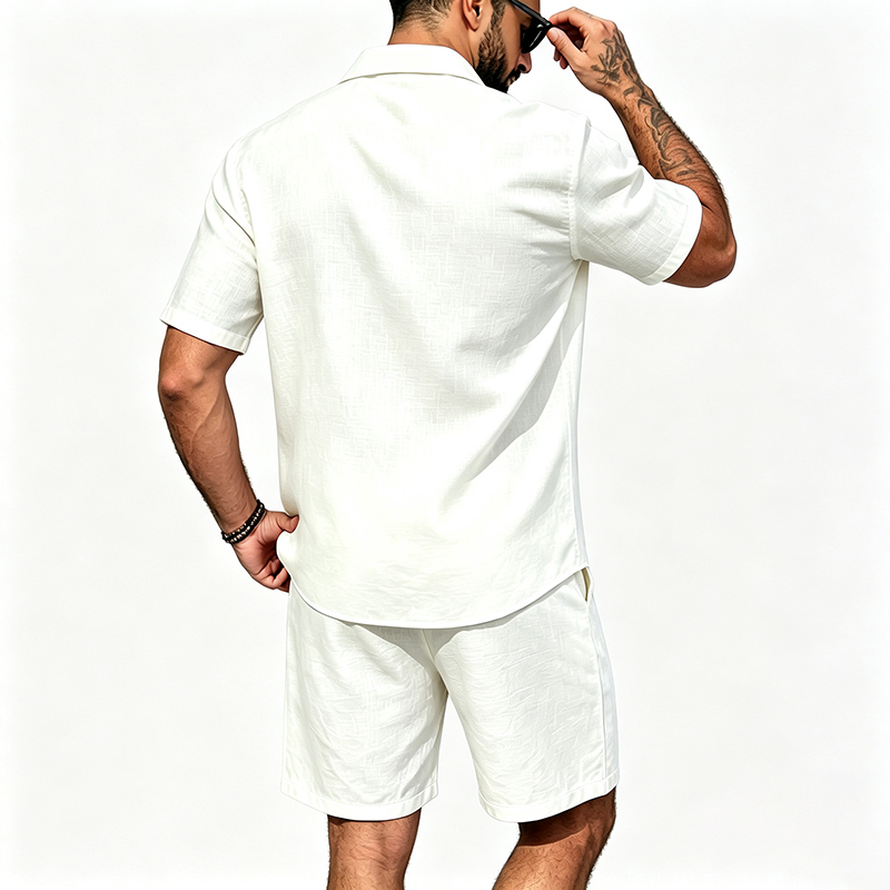 Completo Estivo da Uomo in Lin - Short Linen Drawstring recensione e prezzo