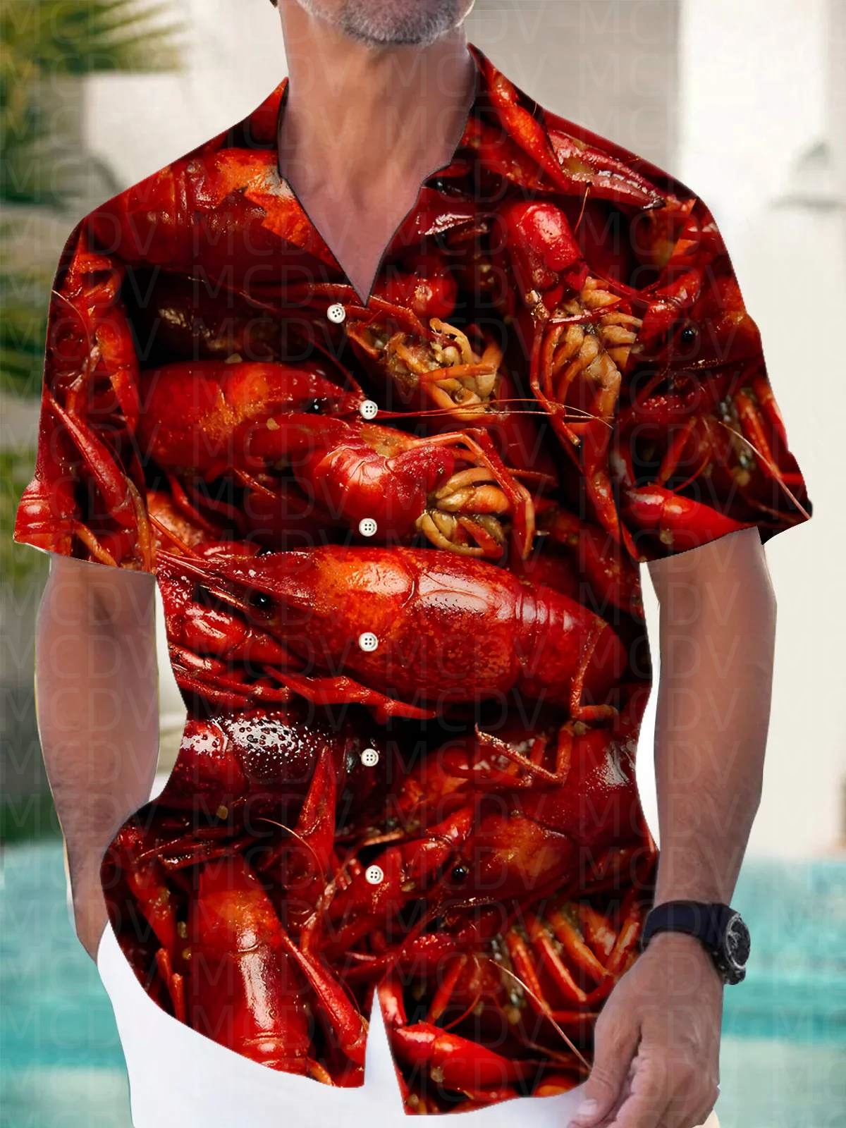 Camicia Hawaiana da Uomo con M - Shirt Camp Collar recensione e prezzo