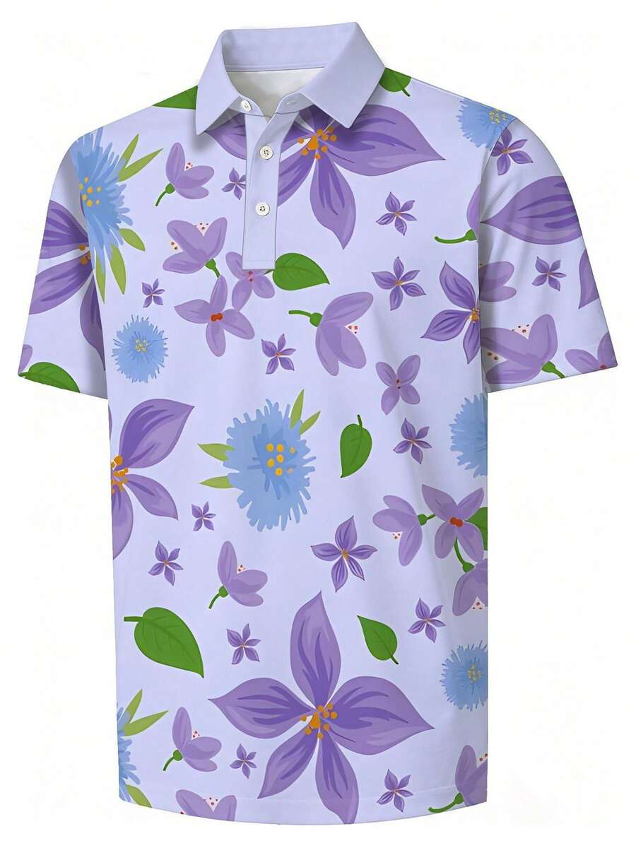Camicia Piqué Floreale da Uomo - Polo Shirt Pique recensione e prezzo