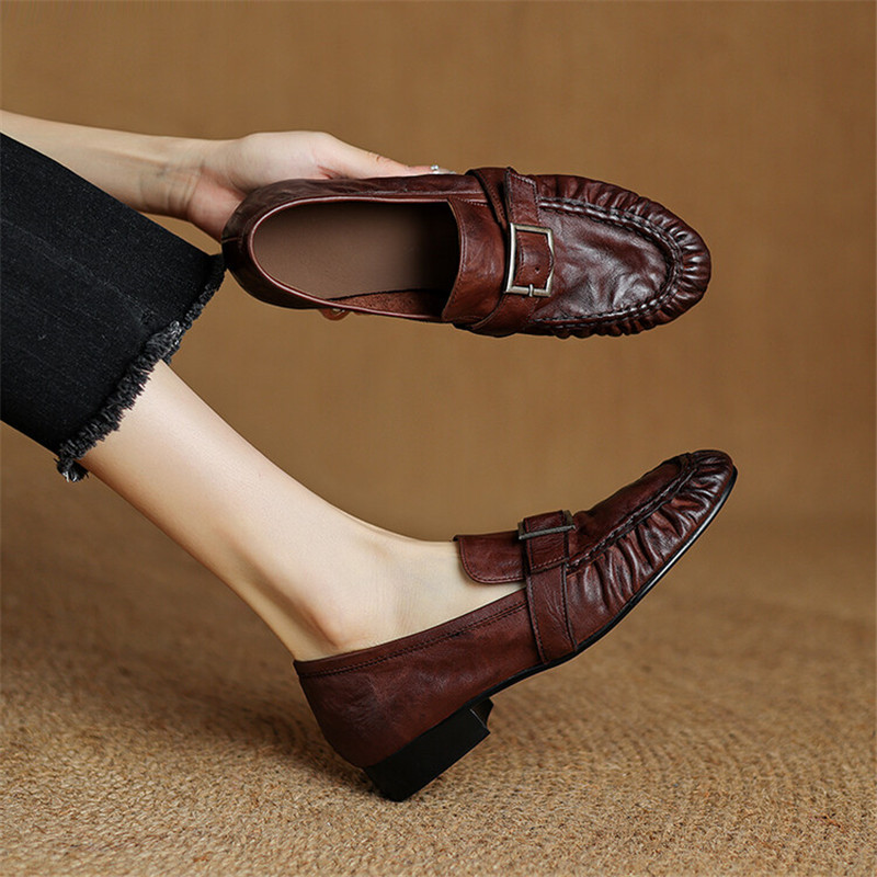 Nuove pompe da donna in vera p - Casual Sandal Leather recensione e prezzo