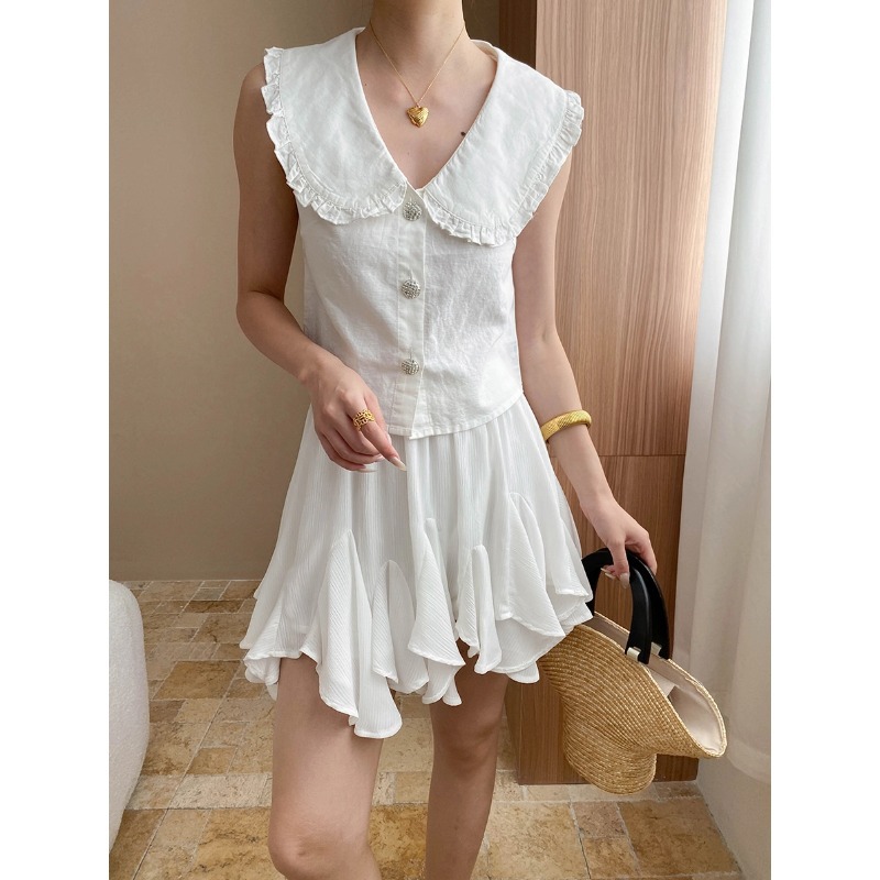 Camicia gilet senza maniche co - Shirt Camp Collar recensione e prezzo