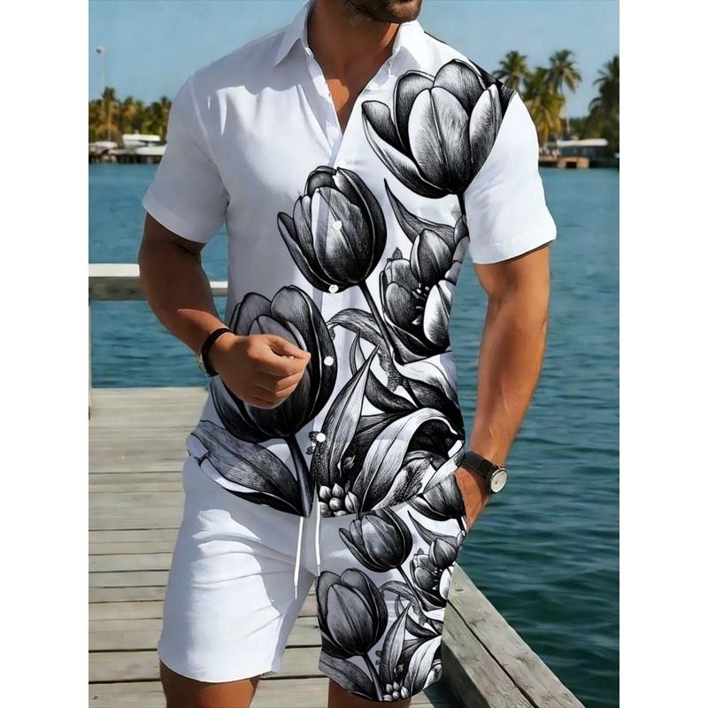 Completo da Uomo con Camicia B - Resort Shirt Floral recensione e prezzo