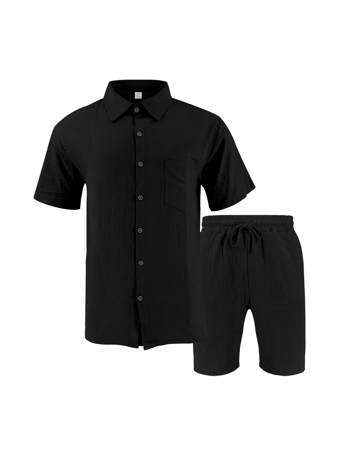 Completo due pezzi in lino tes - Short Linen Drawstring recensione e prezzo